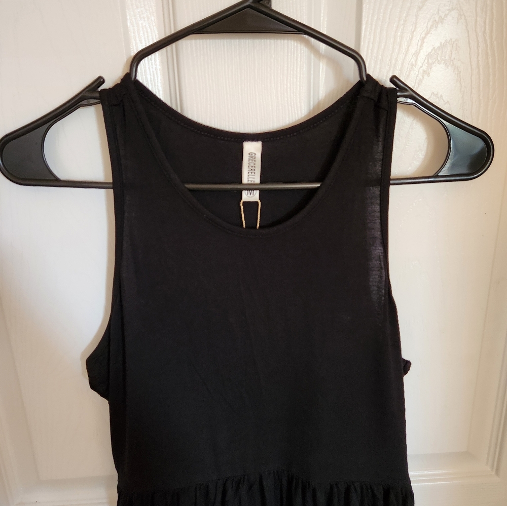 Black Maxi Dress with Pockets NWT πHP π - Picture 2 of 7